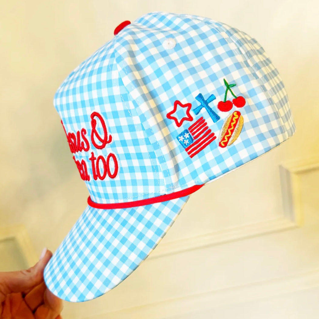 Loves Jesus & America Too Hat