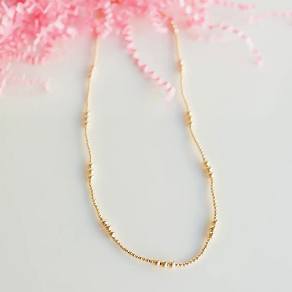 Beaded Blondes | Ily (I Love You) Necklace | 16”