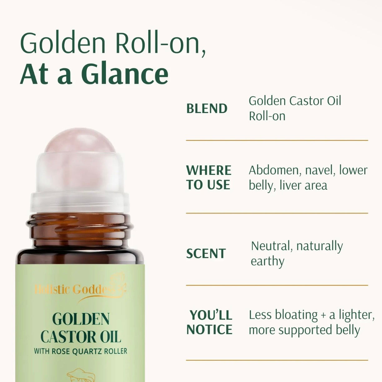 Organic Golden Castor Oil
Roll-On