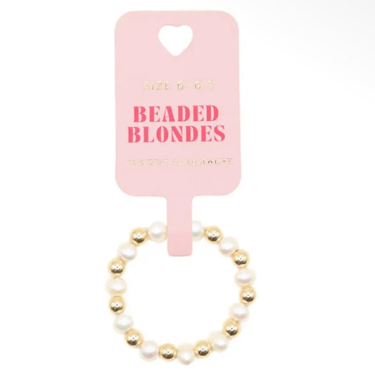 Beaded Blondes Ring | Coastal Pearl