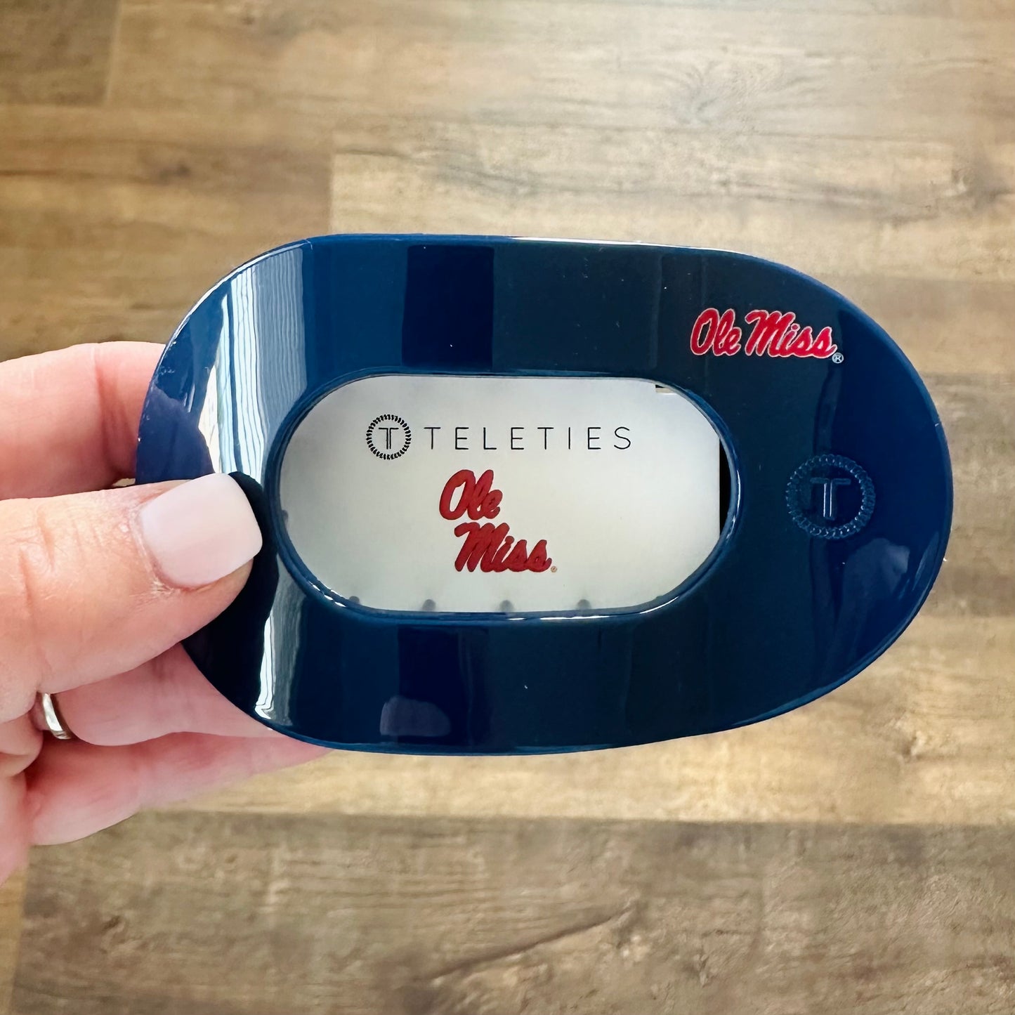 Teleties Flat Hair Clip - Ole Miss