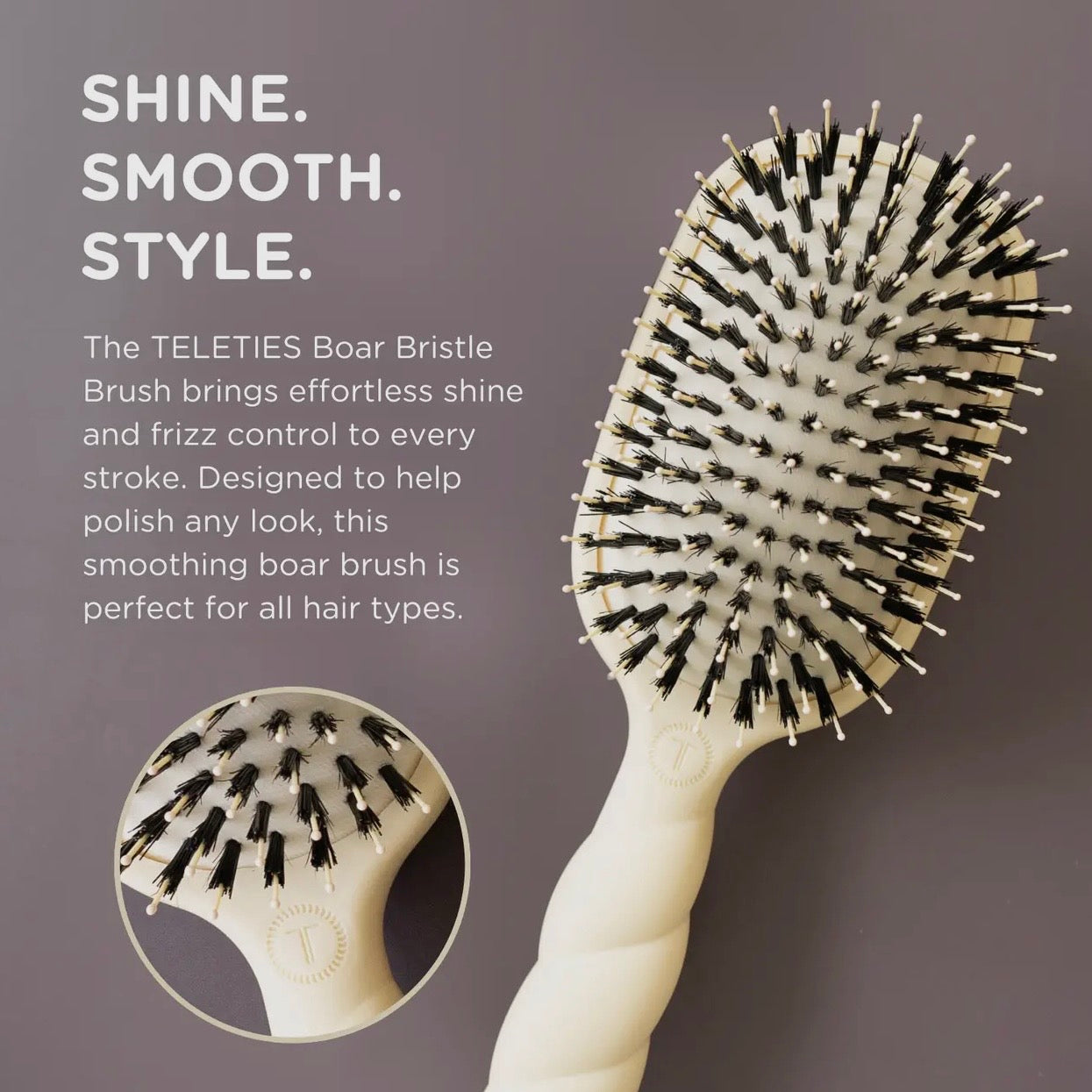 Boar Bristle Hair Brush