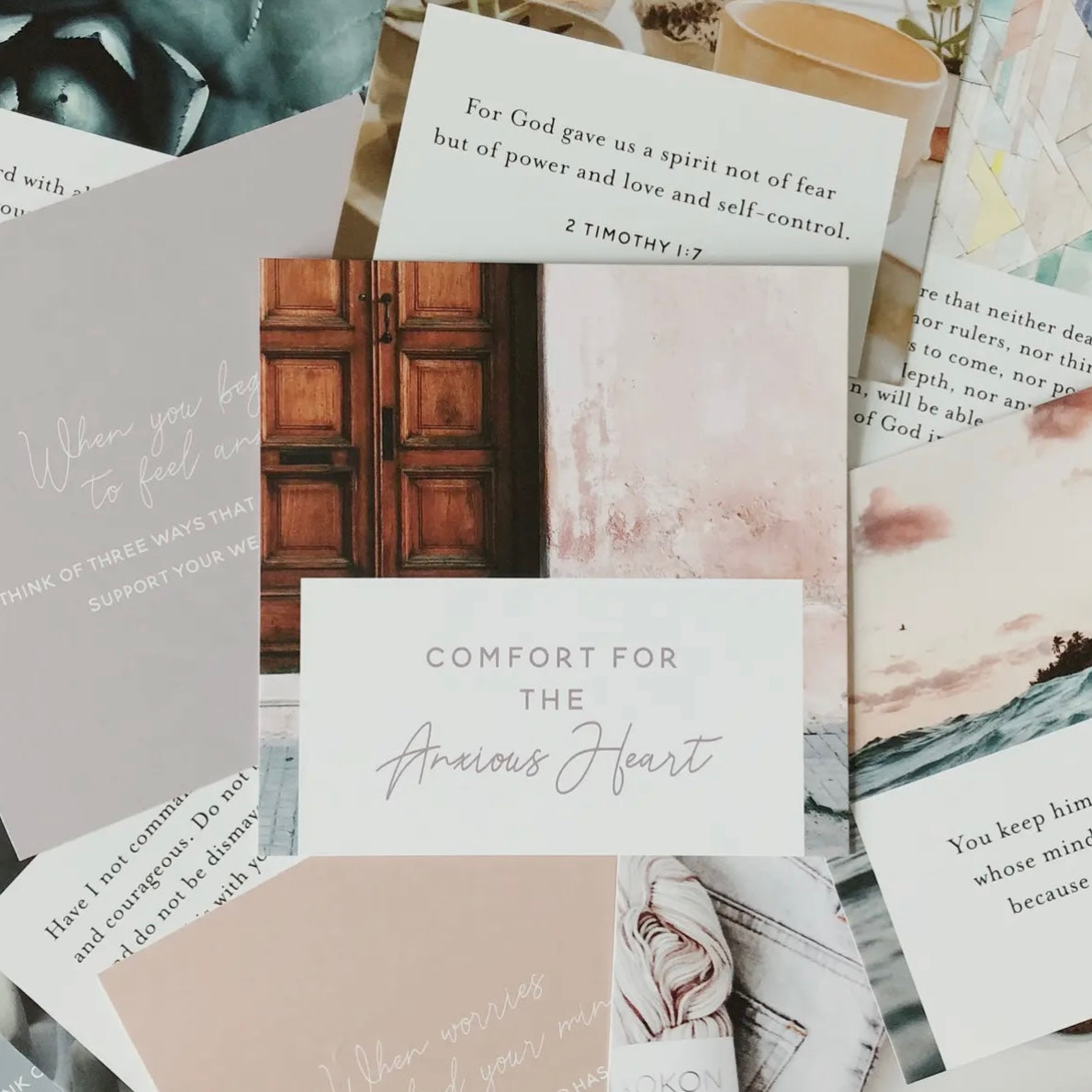 Comfort For the Anxious Heart Verse Cards