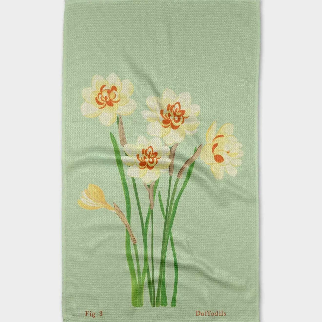 Geometry Dish Towel | March Daffodils