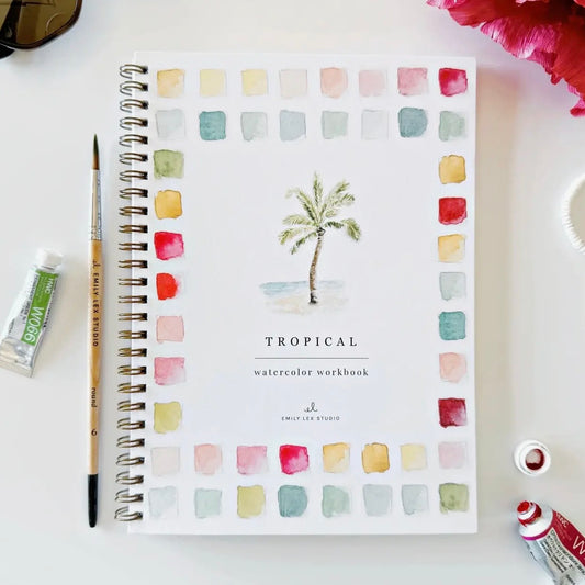Watercolor Workbook | Tropical