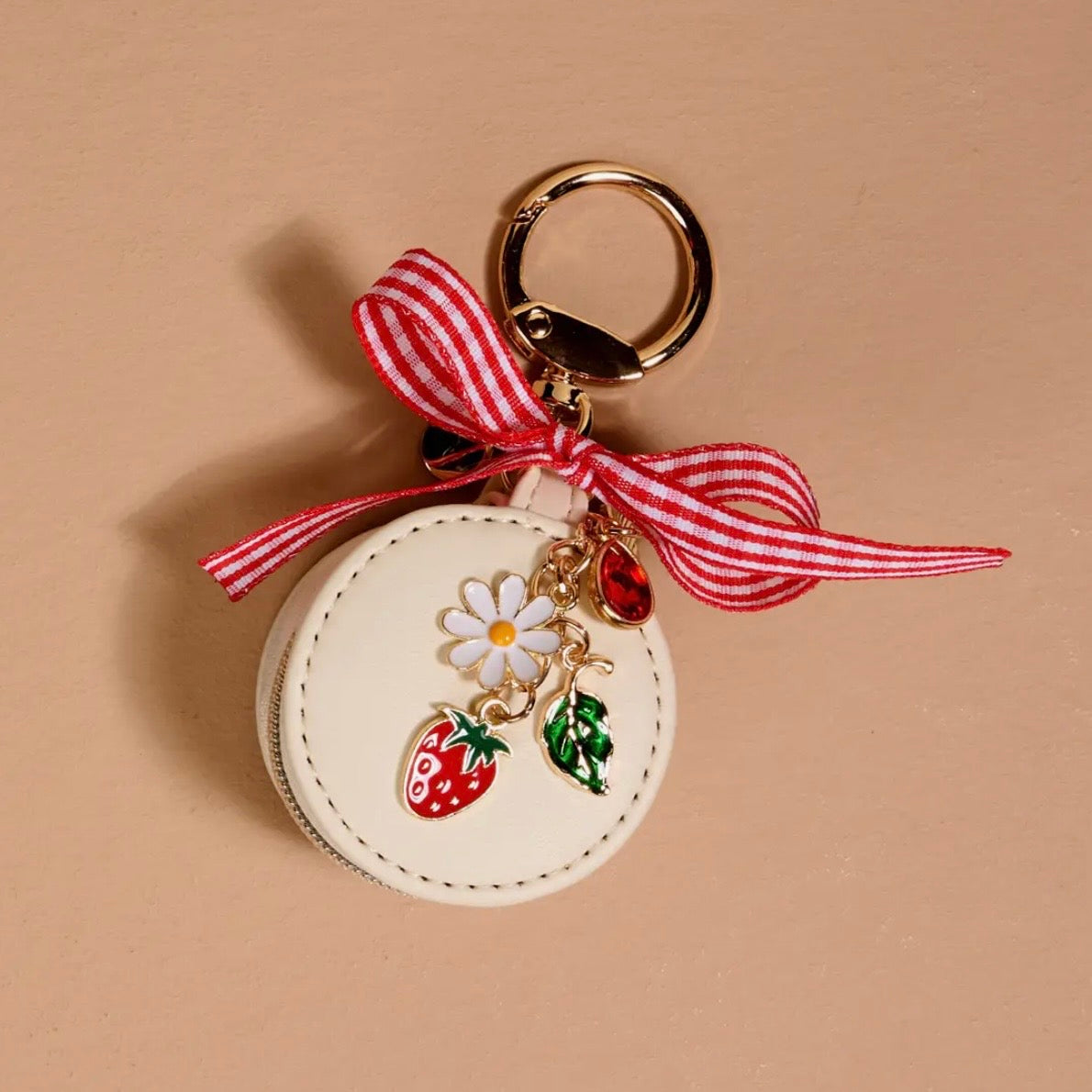 Travel Jewelry Case Bag Charm | Strawberry Shortcake