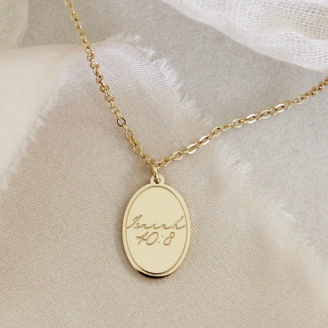 LoveStory Necklace | Flower Isaiah 40:8
