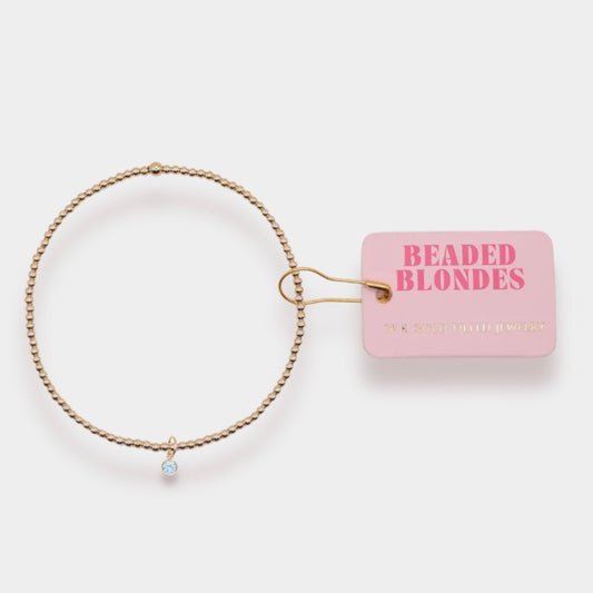 Beaded Blondes Birthstone | 
March