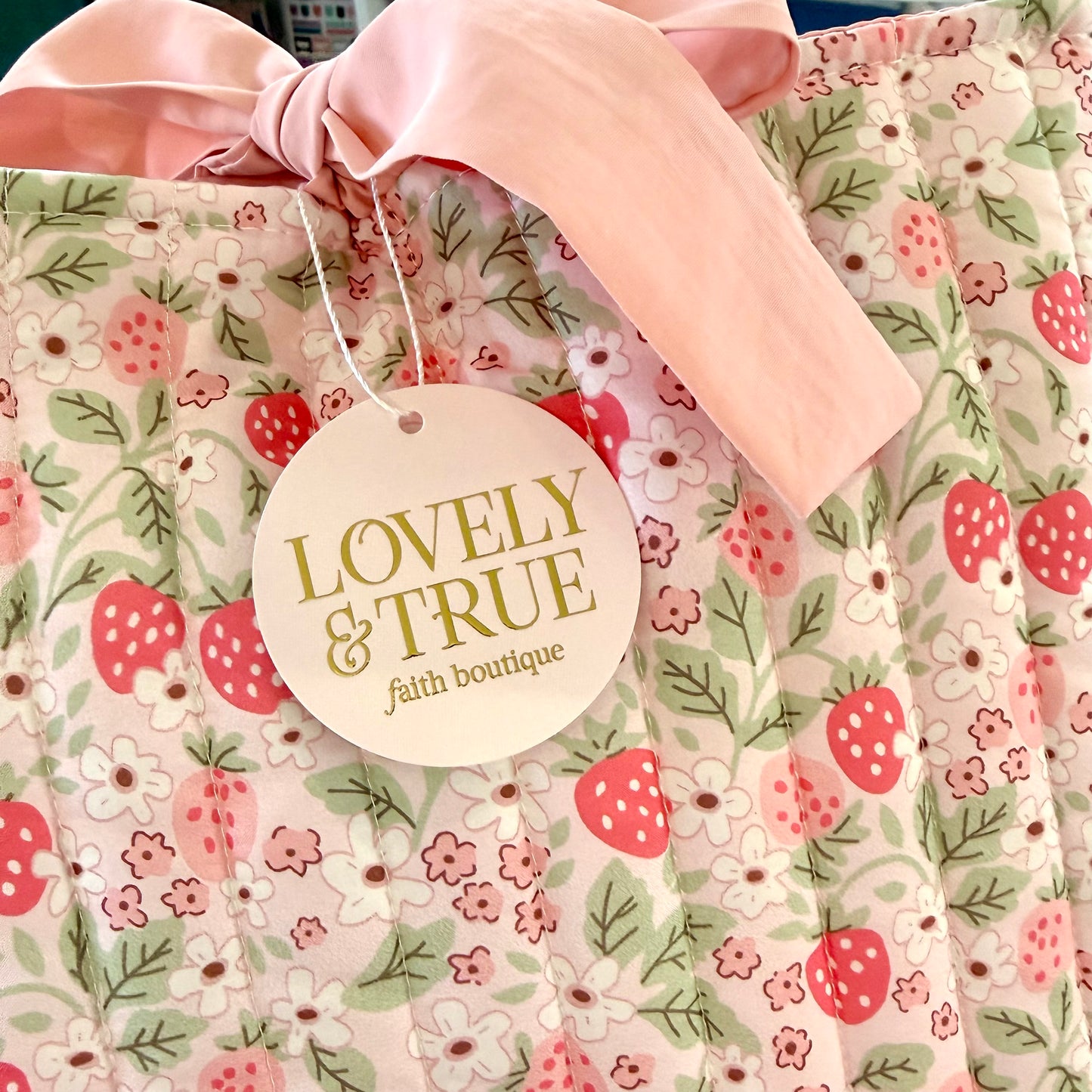 Floral Bible Cover | Hannah Strawberry