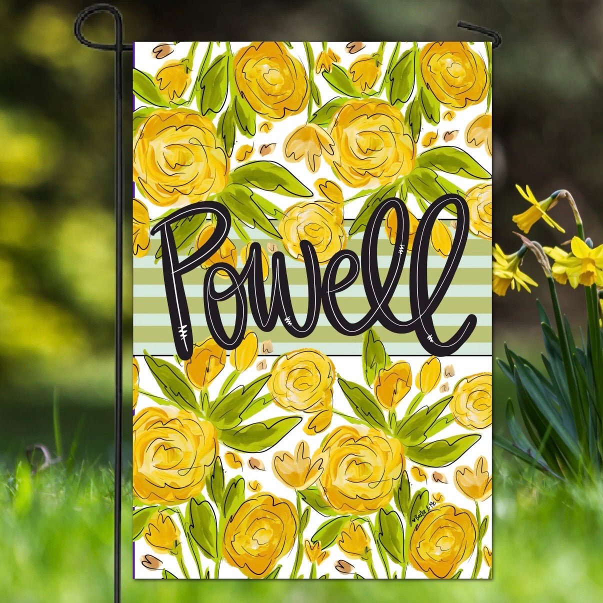 Personalized Garden Flag | Sunny Petals