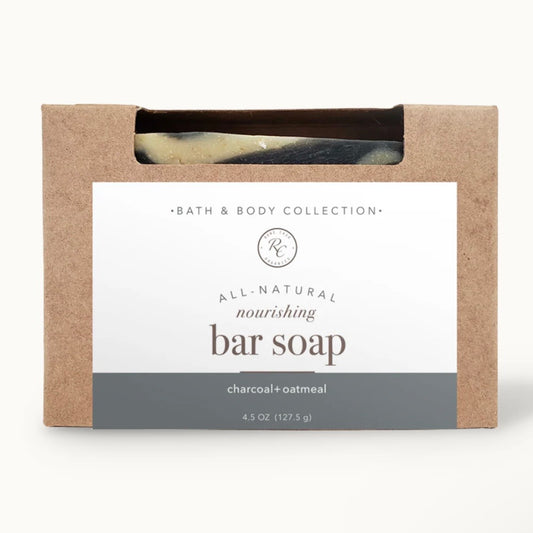 Rowe Casa Bar Soap | Charcoal + Oatmeal