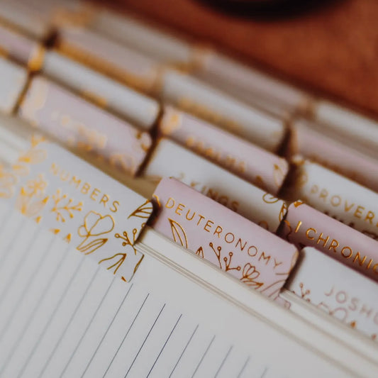 Bible Tabs | Dusty Pink Foil