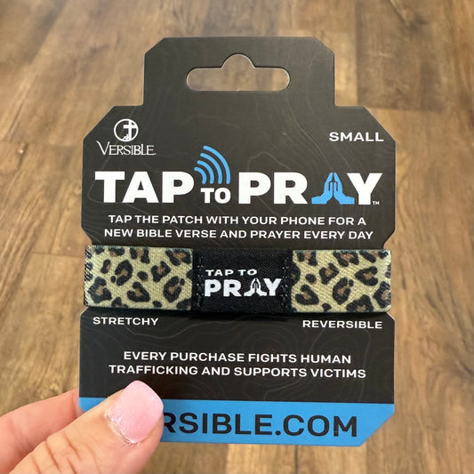Tap To Pray Bracelet | Safari Leopard