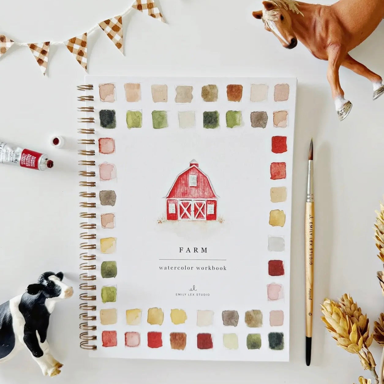 Watercolor Workbook | Farm