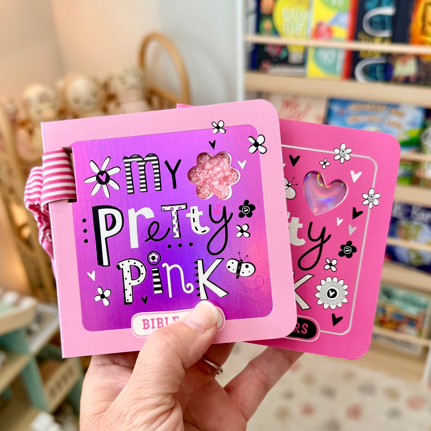 My Pretty Pink Stroller Clip On Board Book | Assorted
