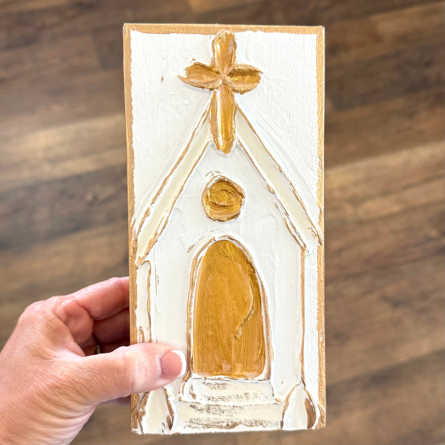 Textured Block | Gold Church