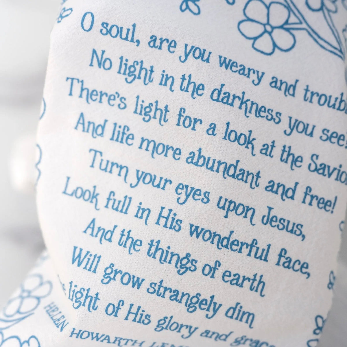 Hymn Tea Towel | Turn Your Eyes Upon Jesus