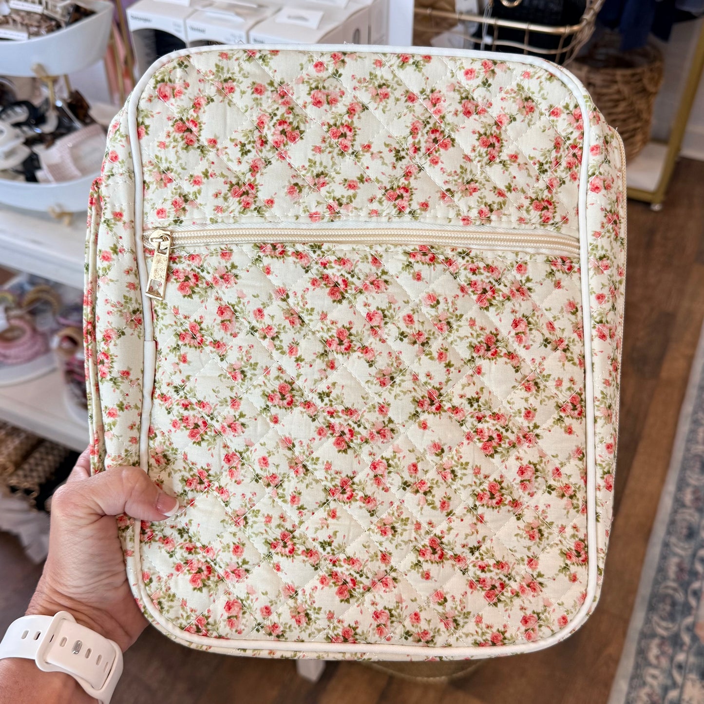 Quilted Bible Cover | Anna