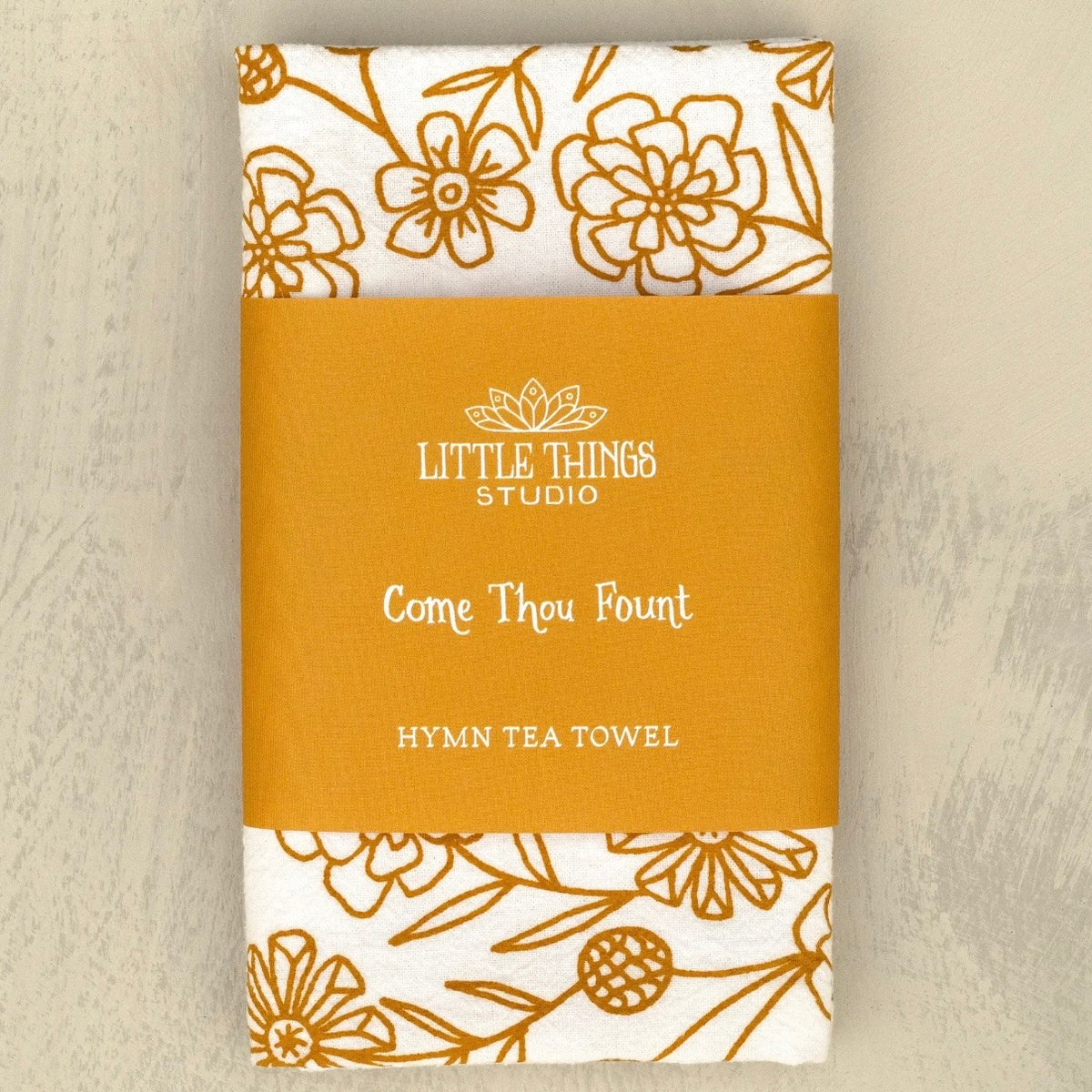 Hymn Tea Towel | Come Thou Fount