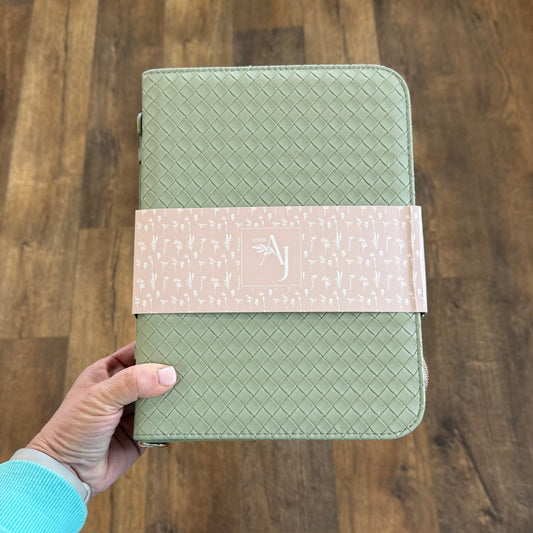 Crossbody Bible Holder - Sage