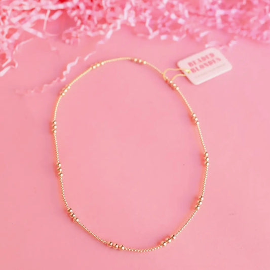Beaded Blondes | Ily (I Love You) Necklace | 16”