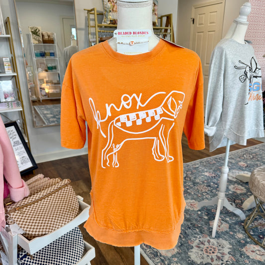 Royce Vintage Poncho Tee | TN Orange
