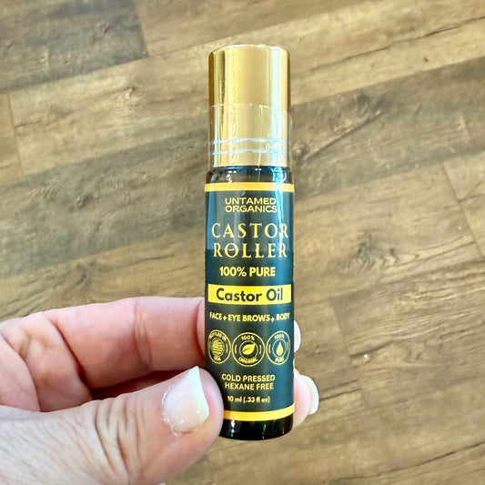 Organic Cold-Pressed Castor Oil Roller