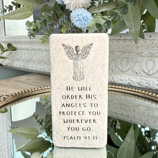 Scripture Stones | Angels | Half Block
