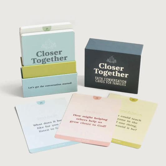 Closer Together: Christian Family Conversation Cards