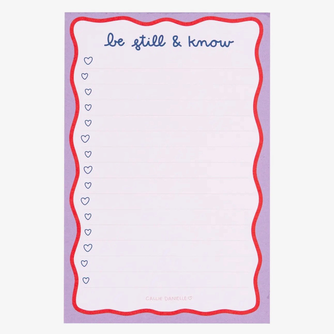 Be Still & Know Notepad