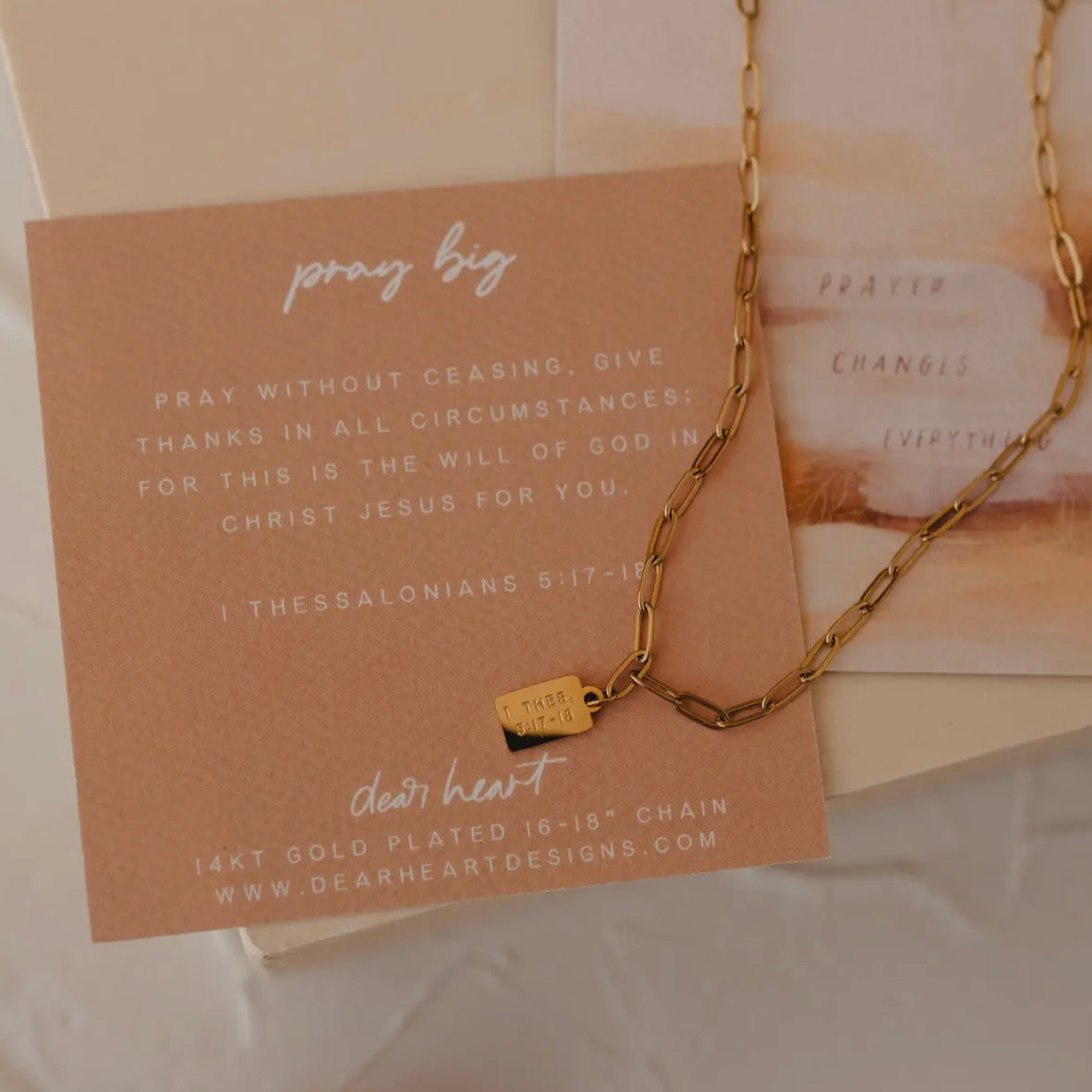 Mini Tag Necklace | Pray Big