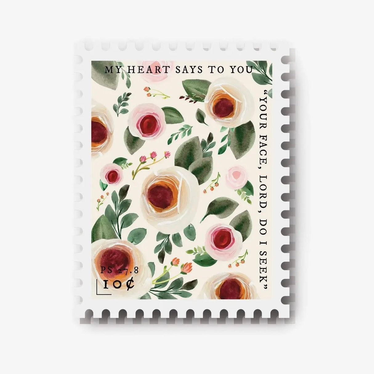 Stamp Sticker | Psalm 27:8