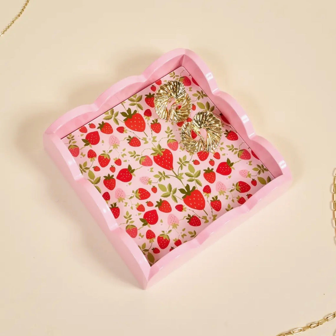 Trinket Tray | Strawberry Fields