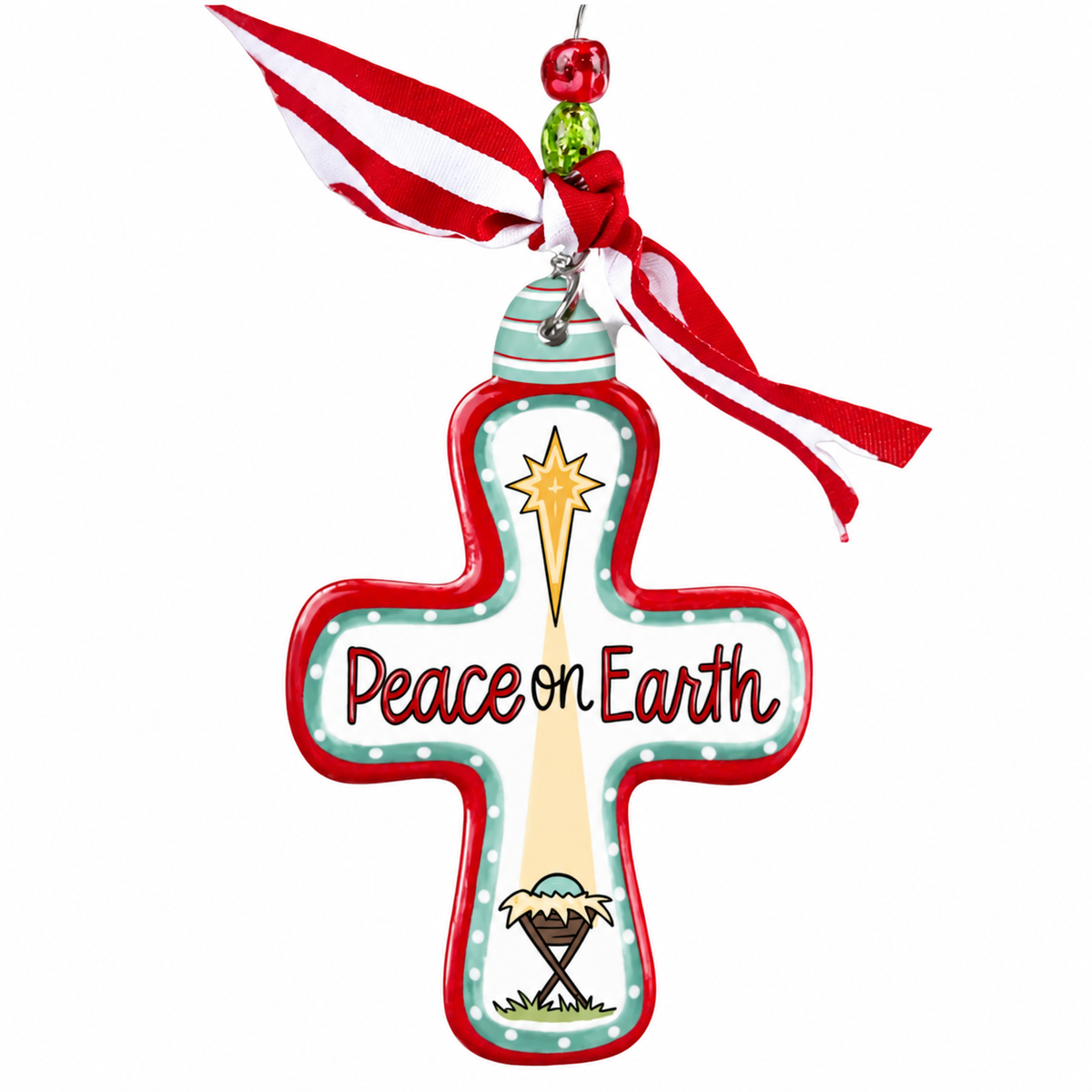 Ornament | Peace On Earth Cross