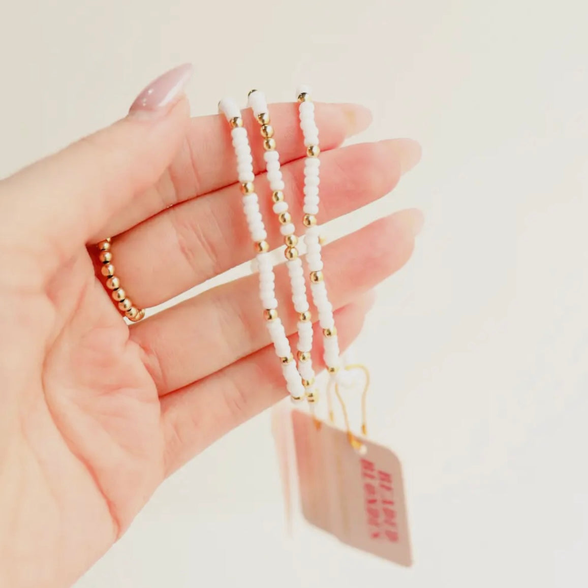 Bracelet - White Sprinkle | 6.75 inch