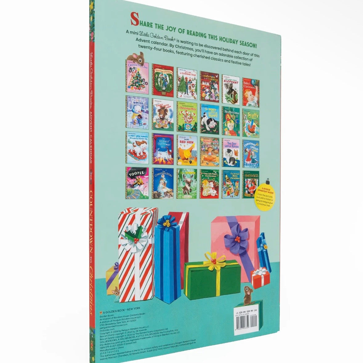 Little Golden Books Advent Calendar: Countdown To Christmas