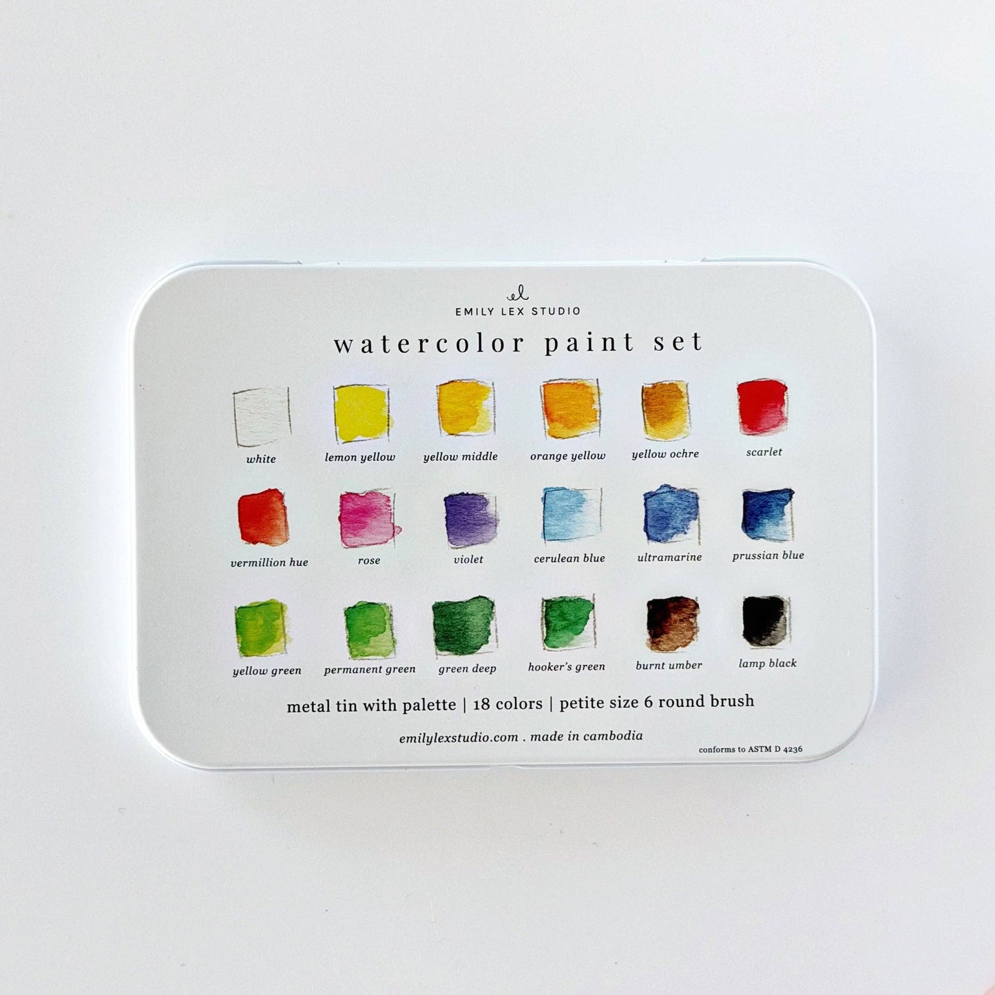 Watercolor Paint Set | 18 Colors