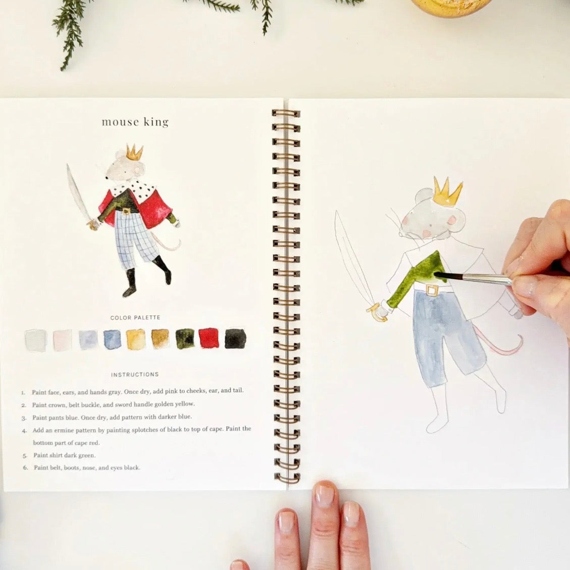 Watercolor Workbook | Nutcracker