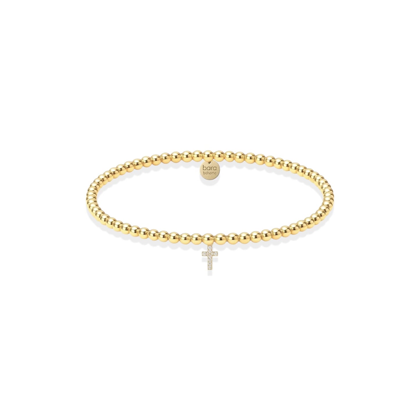 Beaded Faith Cross Bracelet