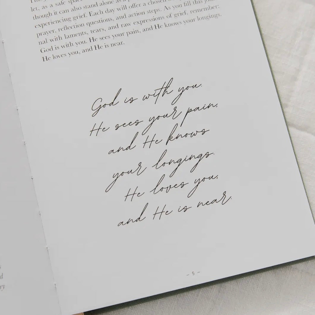 Praying Scripture For Grief and Loss Journal