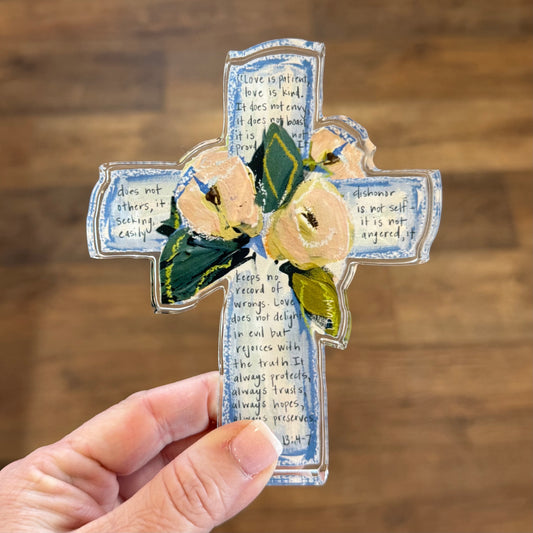 Acrylic Scripture Cross | Marriage