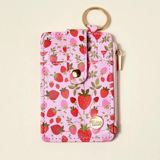 Keychain Wallet | Strawberry Fields