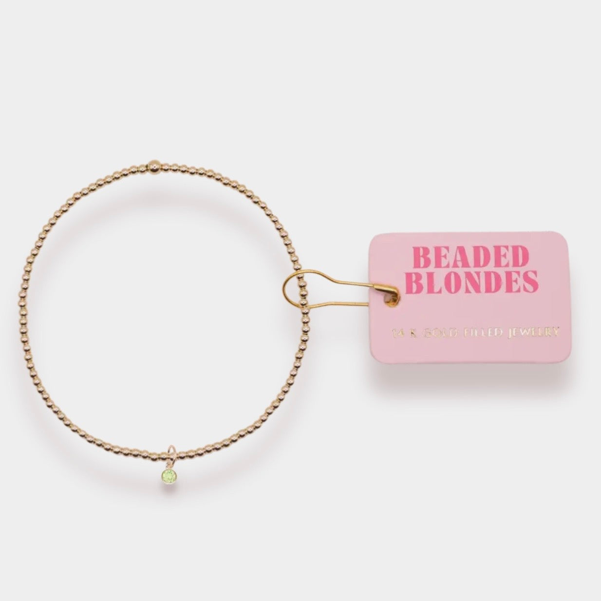 Beaded Blondes Birthstone | 
August