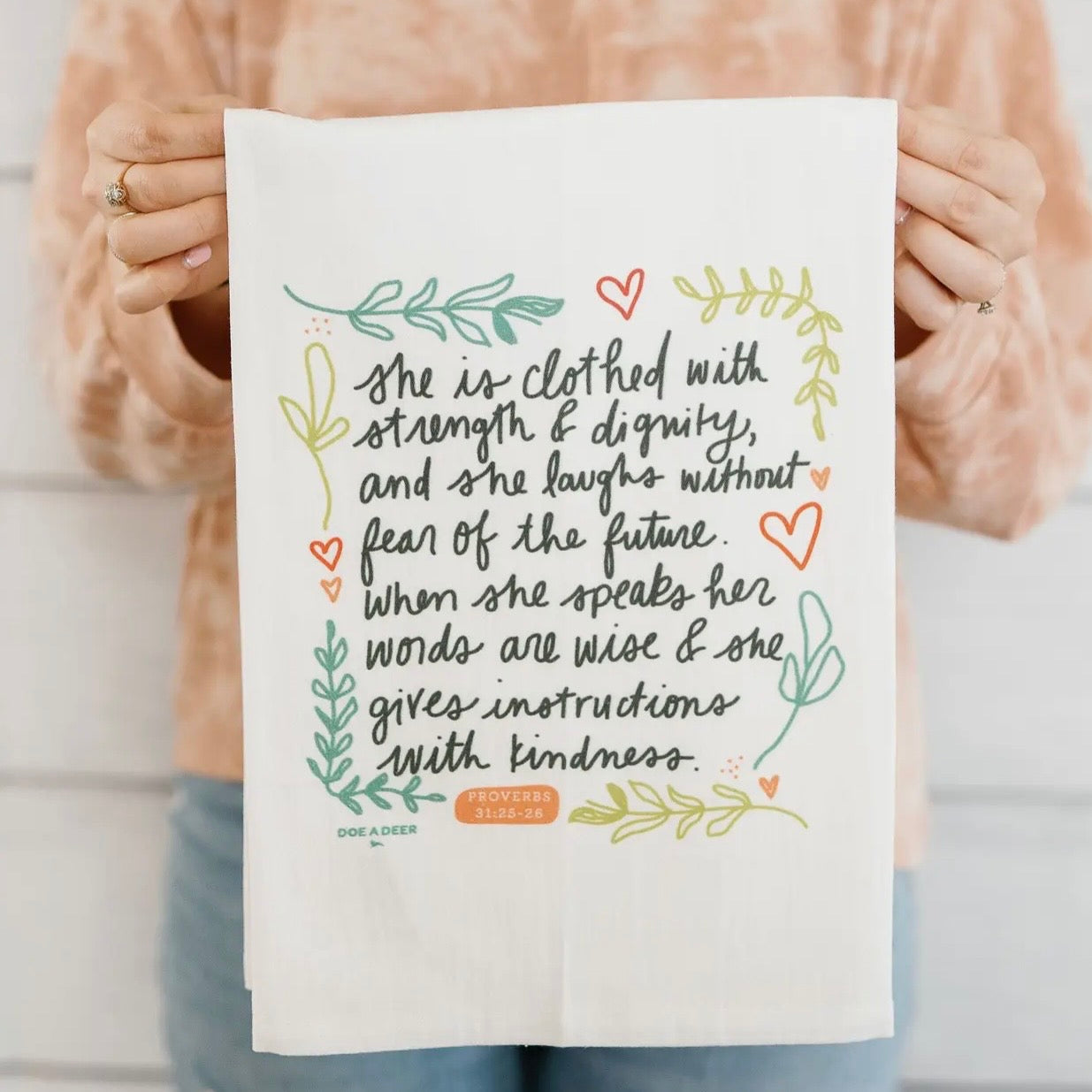 Kitchen Towel | She Is Clothed with Strength
