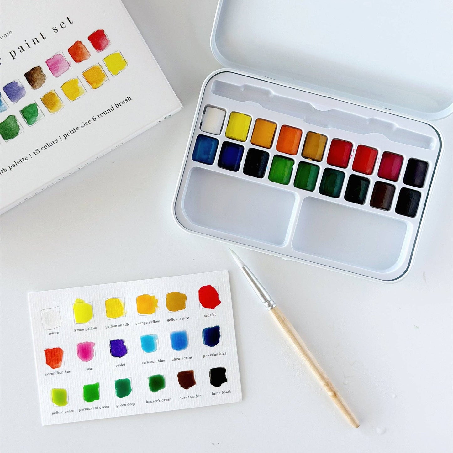 Watercolor Paint Set | 18 Colors