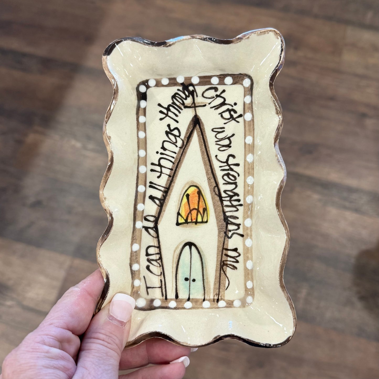 Ceramic All Things Trinket Dish