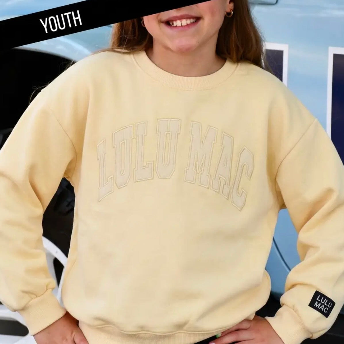 Lulu Mac Youth Sweatshirt | Butter