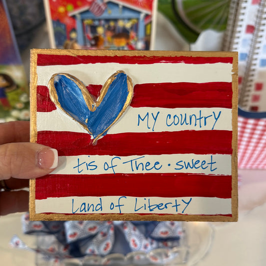 Textured Block | Sweet Land of Liberty