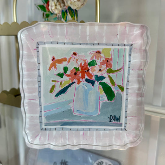 Acrylic Shelf Sitter | Coral Pop