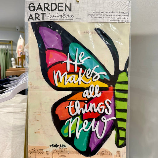 Garden Flag | He Makes All Things New